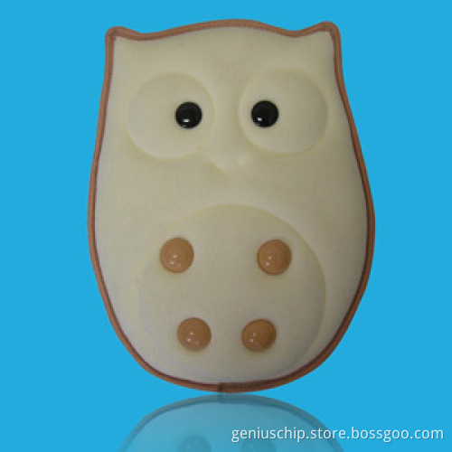 Cute animal shaped vibration massage pillow SM9218